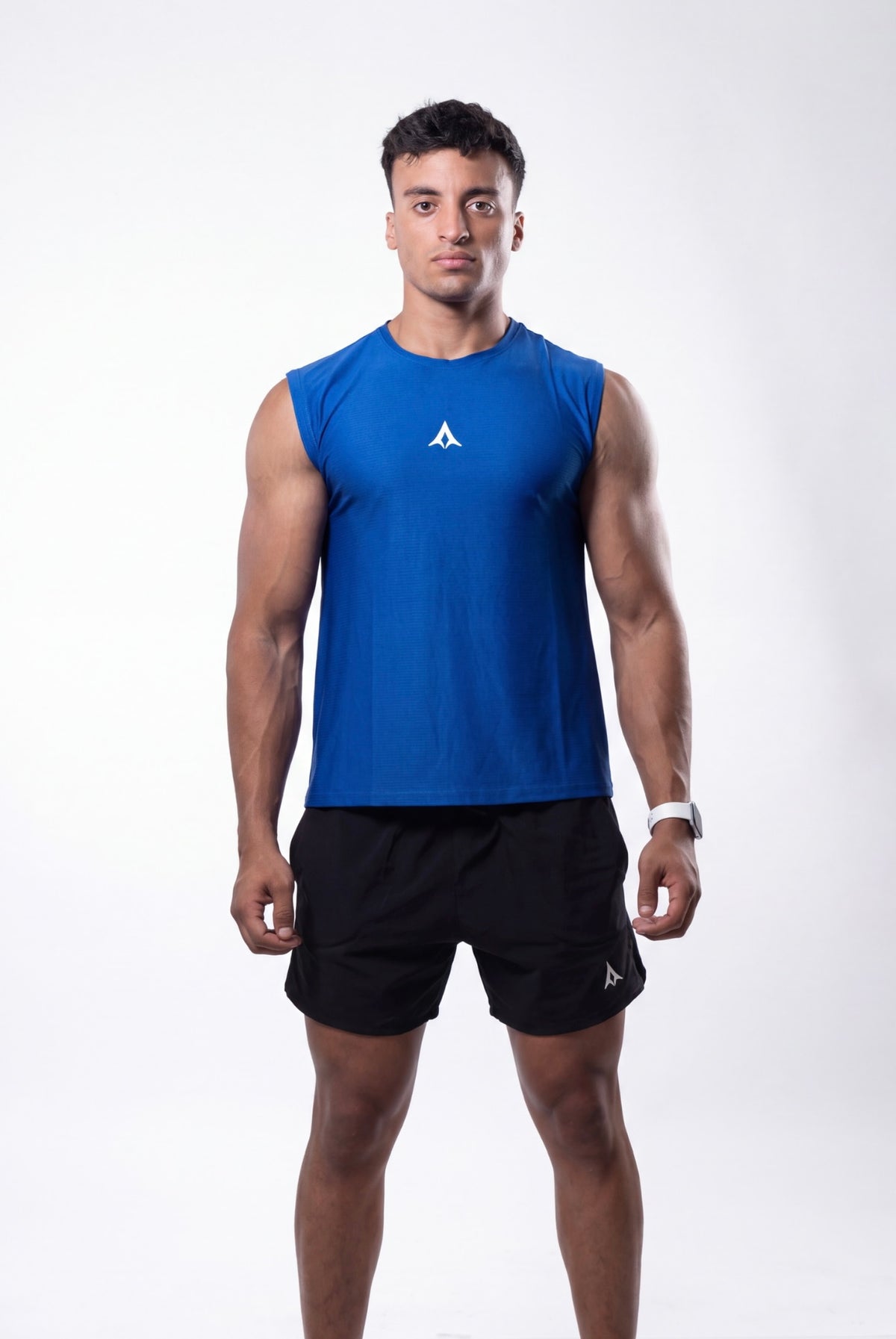 BREATHABLE BLUE TANK TOP